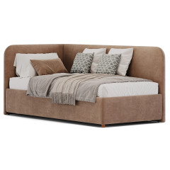 Купить кровать Soft Place Угловая Round с подъемным механизмом 200x200 Купить Угловая Round с подъемным механизмом