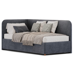 Купить кровать Soft Place Угловая Round с подъемным механизмом 200x200 Купить Угловая Round с подъемным механизмом